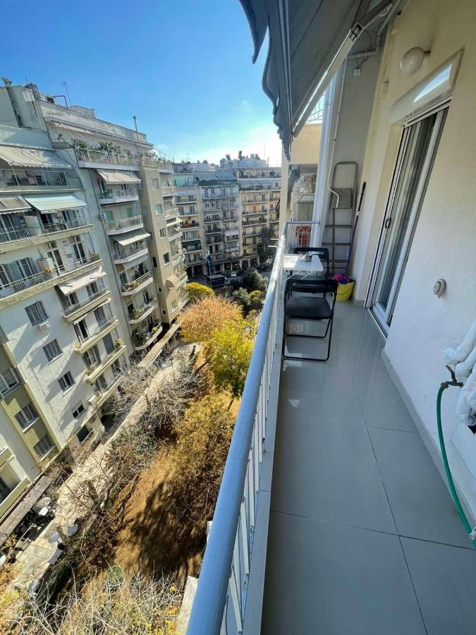 Central Sunny Apartment Tessalónica Exterior foto